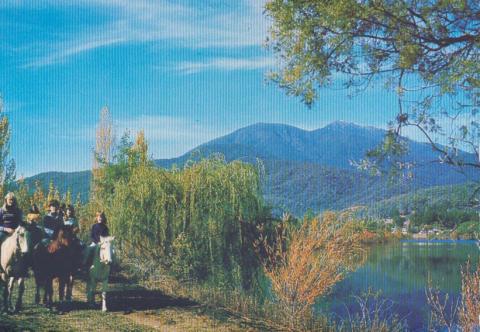 Horseriding and Mt Bogong from the Pondage Lake, Mount Beauty