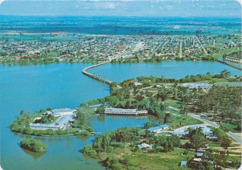 Aerial view, Yarrawonga - Mulwala