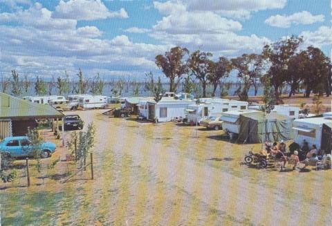 Denison County Caravan Park, Spring Drive, Mulwala, on the banks of Lake Mulwala