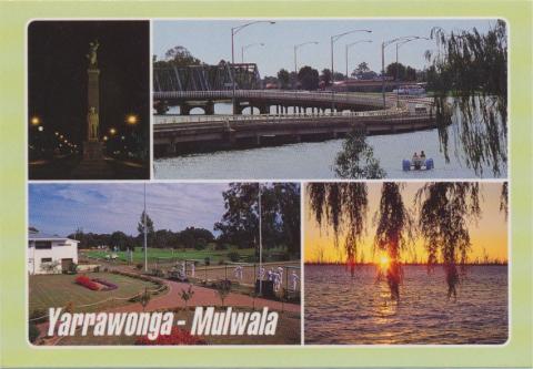 Yarrawonga (Victoria), Mulwala (New South Wales). Border towns linked by the tra