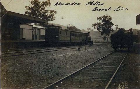 Alexandra Station, Branch Line, 1912