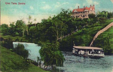 River Yarra, Burnley, c1911