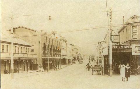 Main street, Carlton, c1908