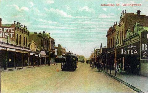 Johnston Street, Collingwood, c1910