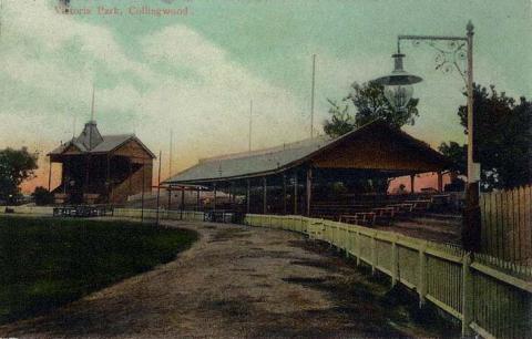 Victoria Park, Collingwood Football Ground, c1910