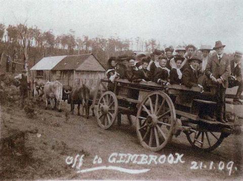 New Year picnic party, Gembrook, 1909