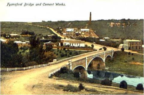 Fyansford bridge and cement works, c1910