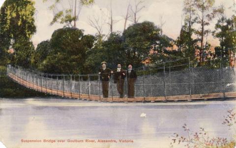 Suspension Bridge over Goulburn River, Alexandra