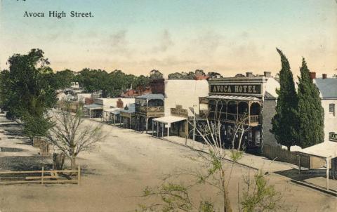 Avoca High Street, 1911