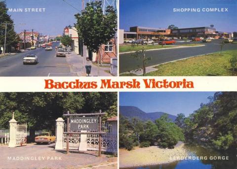 Bacchus Marsh, situated centrally between Melbourne, Geelong and Ballarat, is on