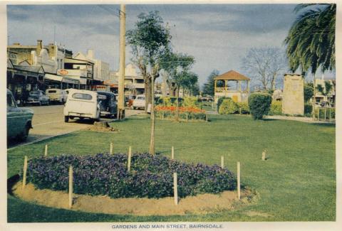 Gardens and Main Street, Bairnsdale