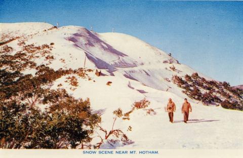 Snow scene near Mount Hotham