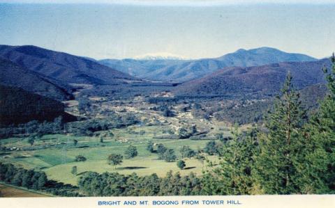 Bright and Mt Bogong from Tower Hill