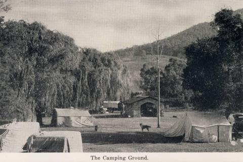 The camping ground, Bright