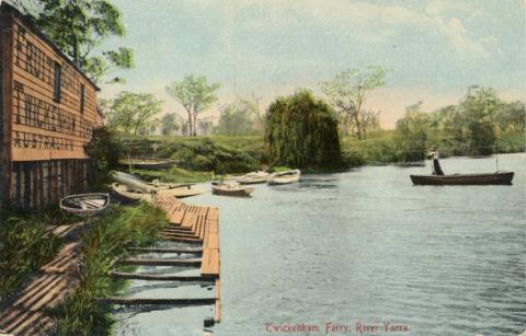 Twickenham Ferry, River Yarra, Burnley