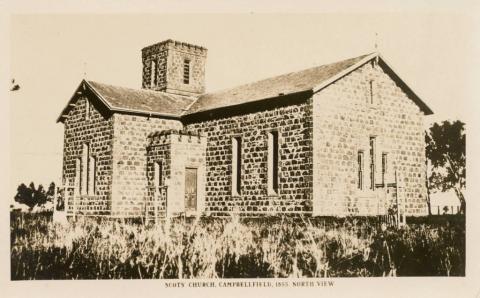 Scot's Church, Campbellfield, 1855, North View