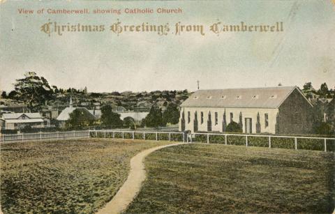 View of Camberwell, showing Catholic Church