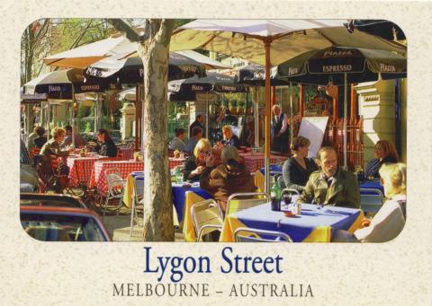 Lygon Street - scene of some of Melbourne's finest restaurants, Carlton