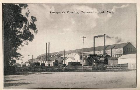 Thompsons Foundry, Castlemaine (side view), 1915