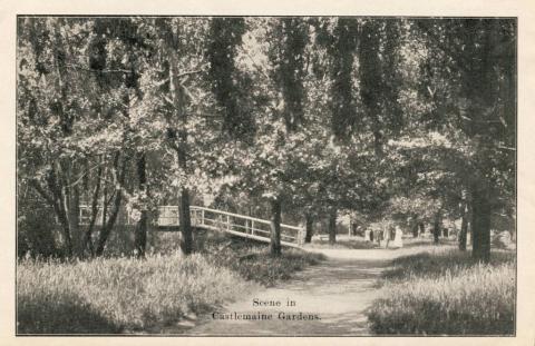 Scene in Castlemaine Gardens, 1915