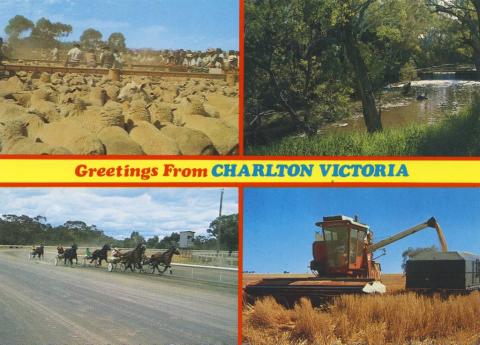 Charlton is situated on the Calder Highway by the Avoca River