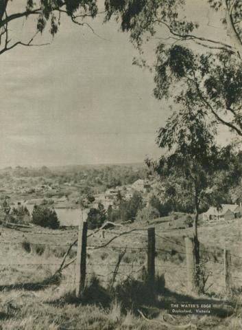 The water's edge, Daylesford, 1954