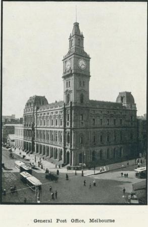 General Post Office, Melbourne, 1918