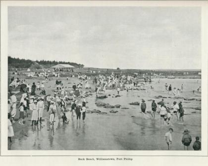 Back Beach, Williamstown, Port Phillip, 1918