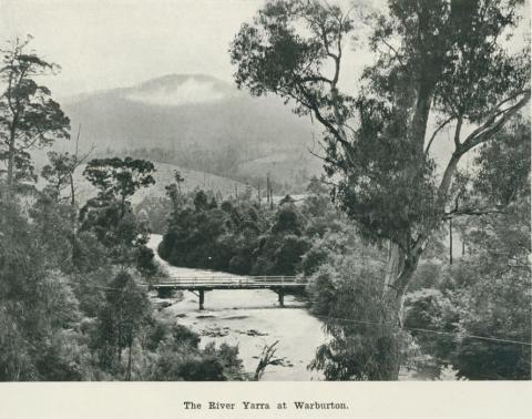 The River Yarra at Warburton, 1918