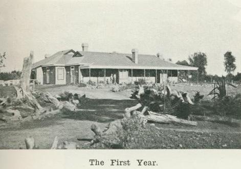 Dr Wight's, Kyabram, the first year, 1918