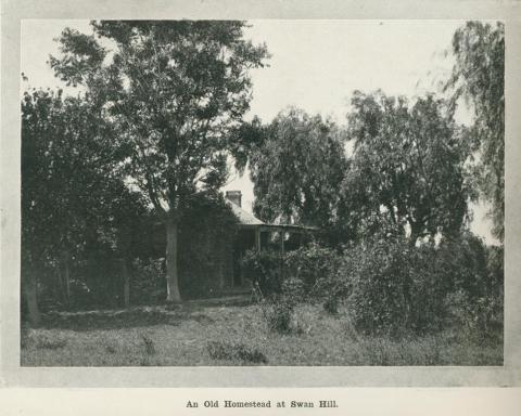 An old homestead at Swan Hill, 1918