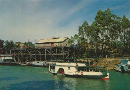 PS Canberra and the restored Port of Echuca