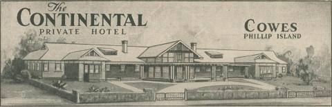 The Continental Private Hotel, Cowes, 1947-48