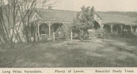 Florence Court Guest House, Healesville, 1947-48