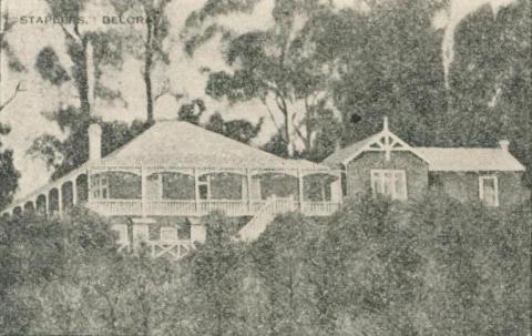 Staplers Boarding House, Belgrave, 1918-20