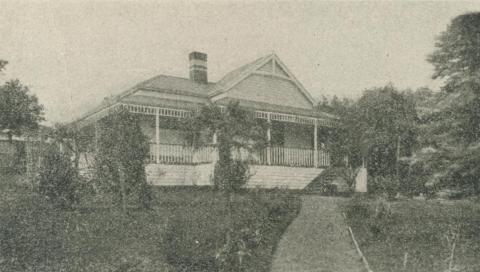 Cliff House, Healesville, 1918-20