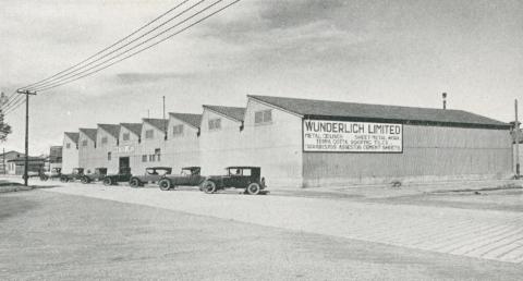 Exterior View of the Metal Working Department and Store, South Melbourne, 1927