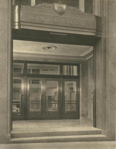 Royal Insurance Building, the foyer, Melbourne, 1940