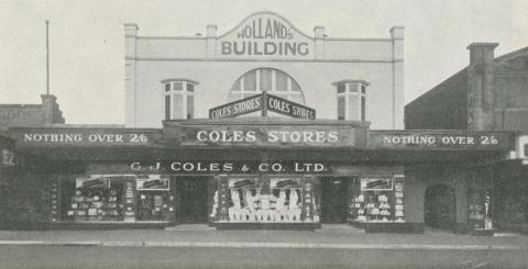 Coles Store, 465 Burke Road, Camberwell, 1933