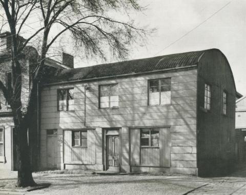 A pre-fabricated Iron House, Victoria, 1956