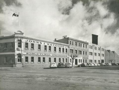 Johns & Waygood, Head Office, City Road, South Melbourne, 1956