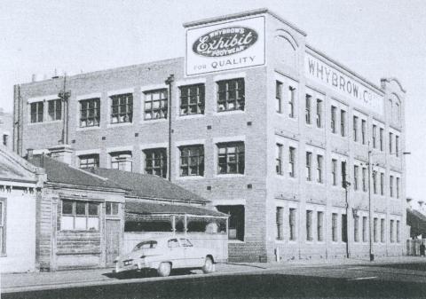 Whybrow Footwear Factory, Hoddle Street, Abbotsford, 1953