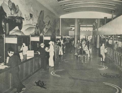 The Victorian Government Tourist Bureau, 272 Collins Street, Melbourne, 1950