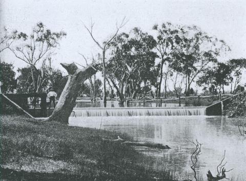 Katandra weir, Broken Creek, Katandra, 1903