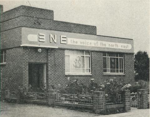 Wangaratta Broadcasting Studio, Templeton Street, 1960