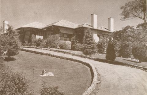 The Righi House, Eaglemont, 1937