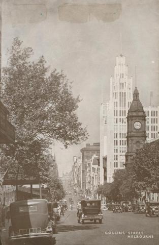 Collins Street, Melbourne, 1934