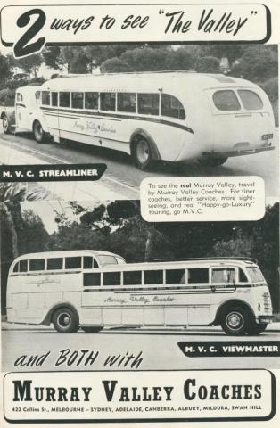 Murray Valley Coaches, 1950