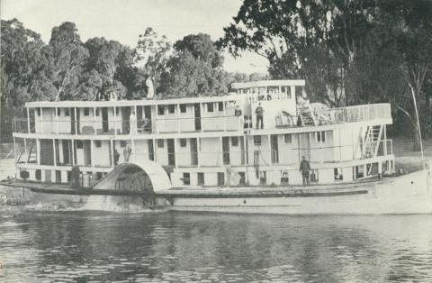 M.V.C. Coonawarra, Echuca, 1950