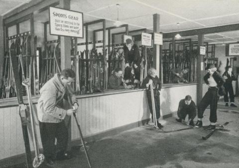 Sports Room, The Chalet, Mount Buffalo, c1960